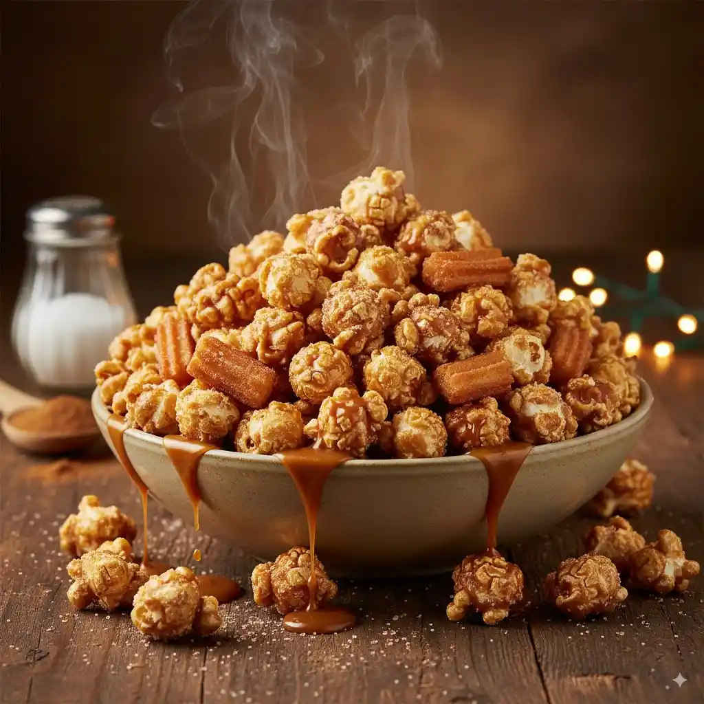 Caramel Churro Popcorn