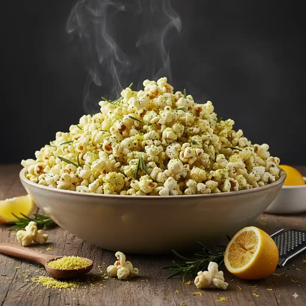Rosemary Lemon Popcorn