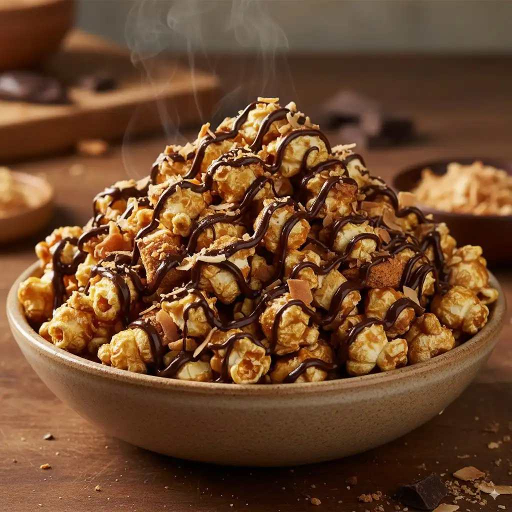 Samoas Popcorn